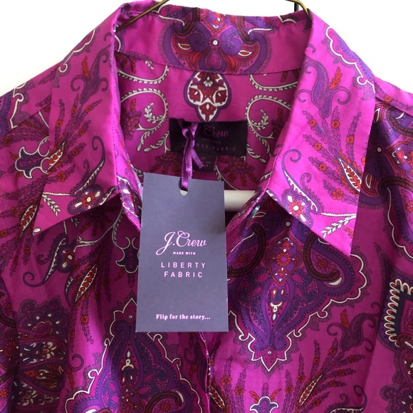 Jcrew button down blouse. - Picture 2 of 4